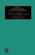 Cover: The Quest for Exchange Rate Stability in the Next Millennium - JAI Press Inc.