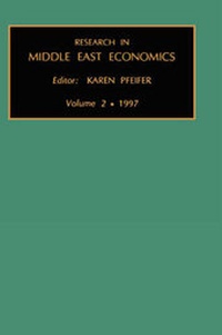 Enlarge image Cover: Research in Middle East Economics: Volume 2 - JAI Press Inc.