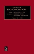 Cover: Research in Economic History - JAI Press Inc.