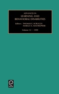 Cover: Advances in Learning and Behavioural Disabilities - JAI Press Inc.