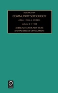 Cover: American Community Issues and Patterns of Development - JAI Press Inc.