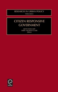 Enlarge image Cover: Citizen Responsive Government - JAI Press Inc.