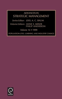 Enlarge image Cover: Population-Level Learning and Industry Change - JAI Press Inc.