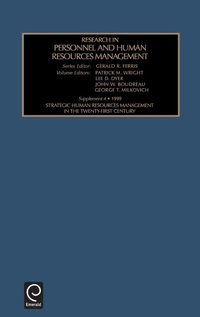 Enlarge image Cover: Strategic Human Resources Management in the Twenty-First Century - JAI Press Inc.
