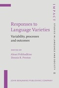 Cover: Responses to Language Varieties - John Benjamins Publishing Co