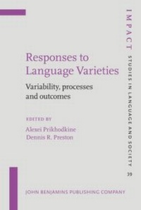 Enlarge image Cover: Responses to Language Varieties - John Benjamins Publishing Co