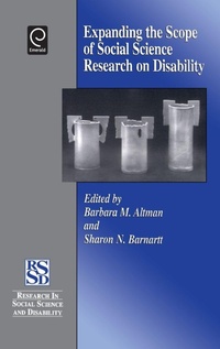 Enlarge image Cover: Expanding the Scope of Social Science Research on Disability - JAI Press Inc.