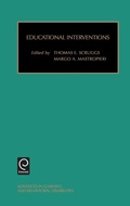 Cover: Educational Interventions - JAI Press Inc.