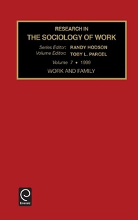 Enlarge image Cover: Work and Family - JAI Press Inc.