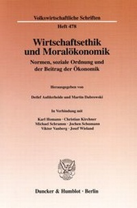 Abbildung von: Wirtschaftsethik und Moralökonomik - fibre