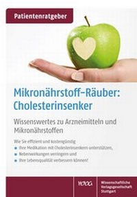 Enlarge image Cover: Mikronährstoff-Räuber: Cholesterinsenker - Wissenschaftliche Verlagsgesellschaft