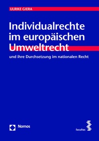 Abbildung von: Individualrechte im europäischen Umweltrecht - Nomos