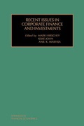 Cover: Recent Issues in Corporate Finance and Investments - JAI Press Inc.