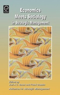 Cover: Economics Meets Sociology in Strategic Management - JAI Press Inc.