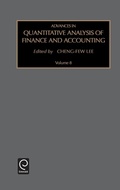 Cover: Advances in Quantitative Analysis of Finance and Accounting - JAI Press Inc.
