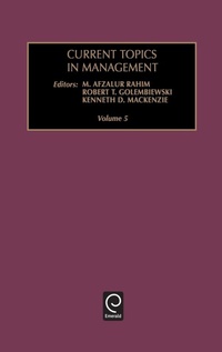 Enlarge image Cover: Current Topics in Management - JAI Press Inc.