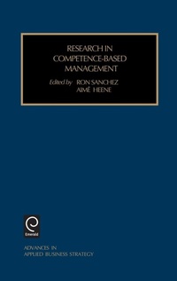 Enlarge image Cover: Research in Competence-based Management - JAI Press Inc.