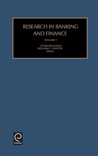 Enlarge image Cover: Research in Banking and Finance - JAI Press Inc.