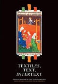 Cover: Textiles, Text, Intertext - Boydell Press