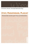 Cover: Zitat, Paraphrase, Plagiat - Campus