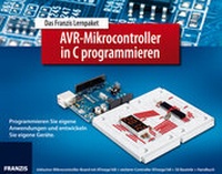 Enlarge image Cover: Lernpaket AVR-Mikrocontroller in C programmieren - FRANZIS GmbH