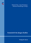 Abbildung von: Festschrift für Jürgen Keßler - Kovac, Dr. Verlag