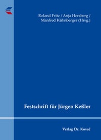 Abbildung von: Festschrift für Jürgen Keßler - Kovac, Dr. Verlag