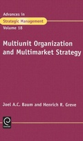 Cover: Multiunit Organization and Multimarket Strategy - JAI Press Inc.