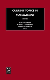 Enlarge image Cover: Current Topics in Management - JAI Press Inc.