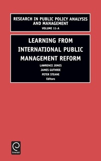 Enlarge image Cover: Learning from International Public Management Reform - JAI Press Inc.