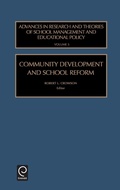 Cover: Community Development and School Reform - JAI Press Inc.