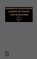 Cover: Advances in Quantitative Analysis of Finance and Accounting - JAI Press Inc.
