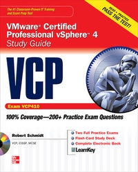 Abbildung von: VCP VMware Certified Professional vSphere 4 Study Guide (Exam VCP410) with CD-ROM - McGraw-Hill Education