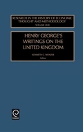 Cover: Henry George's Writings on the United Kingdom - JAI Press Inc.
