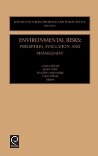Enlarge image Cover: Environmental Risks - JAI Press Inc.