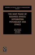 Cover: Next Phase of Business Ethics - JAI Press Inc.