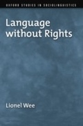 Cover: Language without Rights - OUP eBook