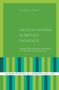 Cover: Entextualizing Domestic Violence - OUP eBook