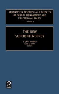 Enlarge image Cover: The New Superintendency - JAI Press Inc.