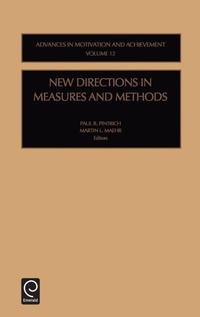 Enlarge image Cover: New Directions in Measures and Methods - JAI Press Inc.