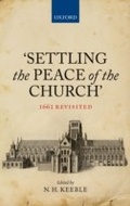 Cover: 'Settling the Peace of the Church' - OUP eBook