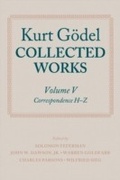 Cover: Kurt G&ouml;del: Collected Works: Volume V - OUP eBook