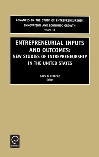 Enlarge image Cover: Entrepreneurial Inputs and Outcomes - JAI Press Inc.