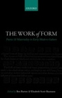 Cover: The Work of Form - OUP eBook