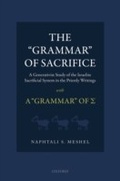 Cover: The 'Grammar' of Sacrifice - OUP eBook