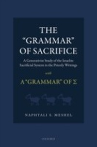 Enlarge image Cover: The 'Grammar' of Sacrifice - OUP eBook