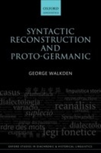 Enlarge image Cover: Syntactic Reconstruction and Proto-Germanic - OUP eBook