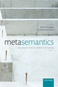 Cover: Metasemantics: New Essays on the Foundations of Meaning - OUP Oxford