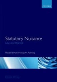 Abbildung von: Statutory Nuisance: Law and Practice - OUP Oxford