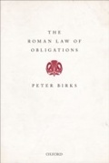 Cover: The Roman Law of Obligations - OUP eBook